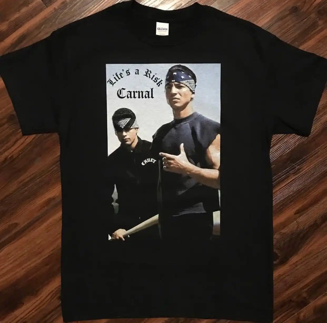 Blut In Blood Out Vato Loco T Shirt Lifes Eine Risiko Carnal T Shirts Aliexpress