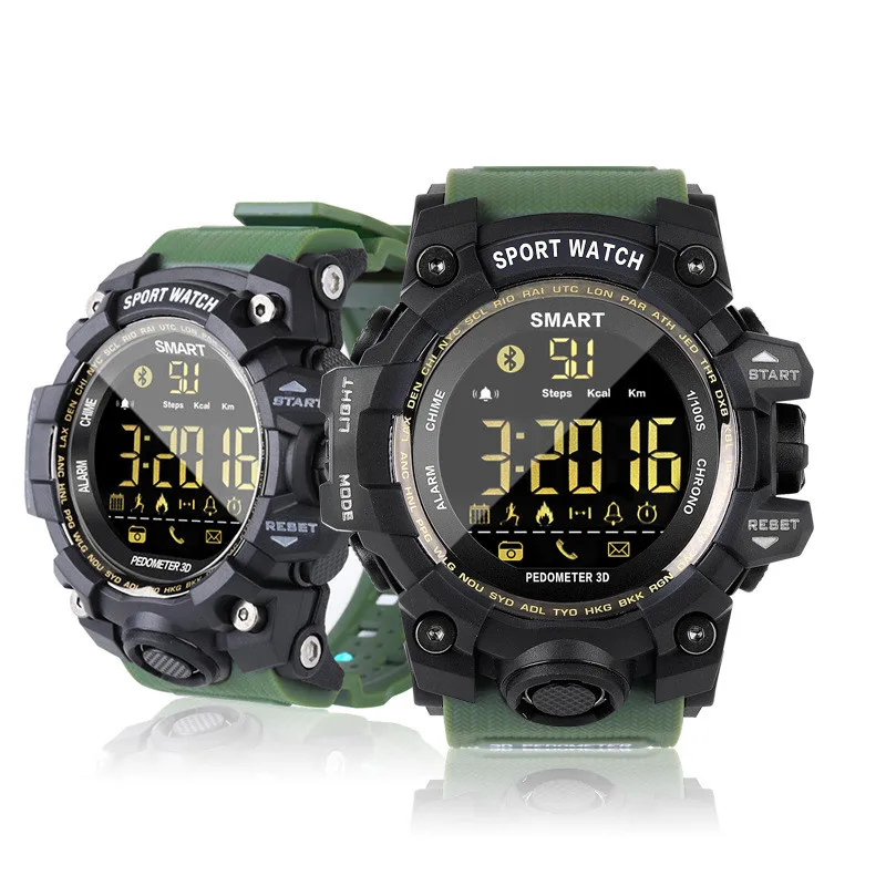 

Men Military Watch 50m Waterproof Wristband Sport Watch Male Relogios Masculino Soprt Watch Men Incoming Call Instant Message