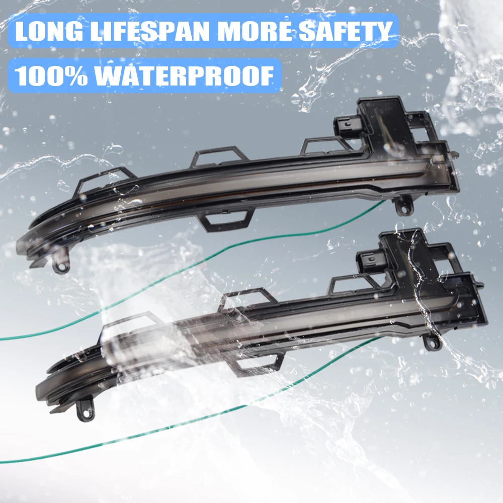 

For BMW X3 F25 X4 F26 X5 F15 X6 F16 2014 2015 2016 2017 2018 Rearview Mirror Blinker Indicator LED Dynamic Turn Signal Light