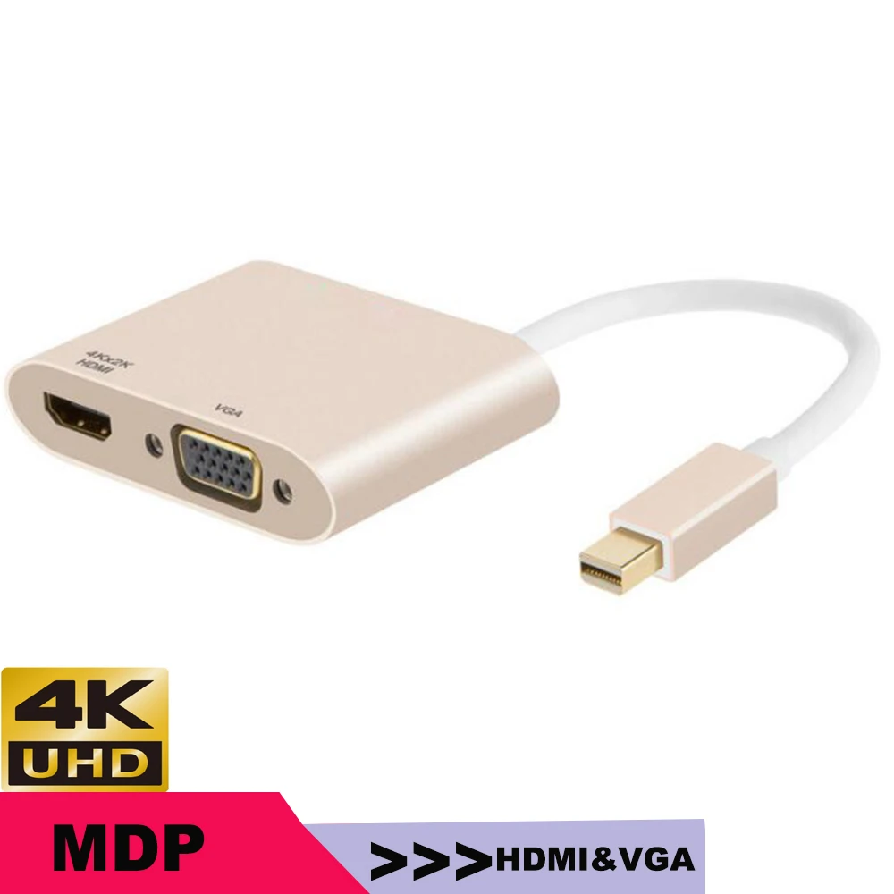 Адаптер Macbook pro HDMI 4K Mini DP к hdmi vga адаптер mac Thunderbolt 2 dvi для apple | Электроника