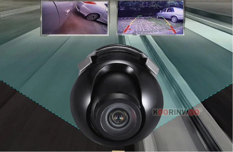Koorinwoo HD Многофункциональный переключатель кабель 360 зеркало заднего вида камера/сторона/Передняя камера заднего вида автомобиля тире Реверсивный RCA Резервное копирование