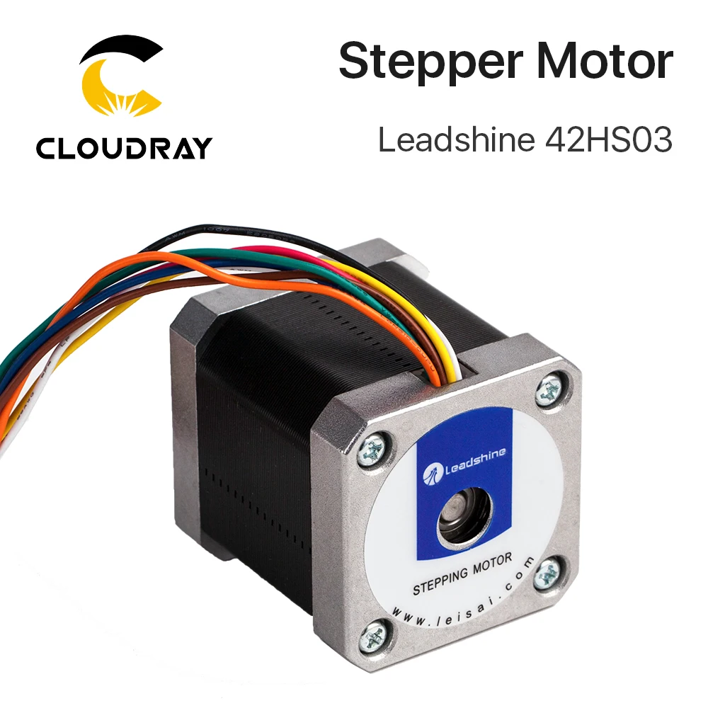 Двухфазный шаговый двигатель Cloudray Leadshine 42HS03 для NEMA17|2 phase stepper motor|stepper motorphase motor |