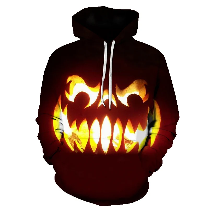 Хэллоуин страшный 3D Тыква толстовки пуловер толстовки с капюшоном костюмы на Хэллоуин осень зима Толстовка для мужчин и женщин - Цвет: LMWY-810