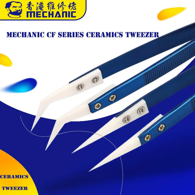 New Ceramic Mechanic High Precision Insulation Temperature Tweezers Special For Phone Mainboard Fying Line Repair Tool | Инструменты