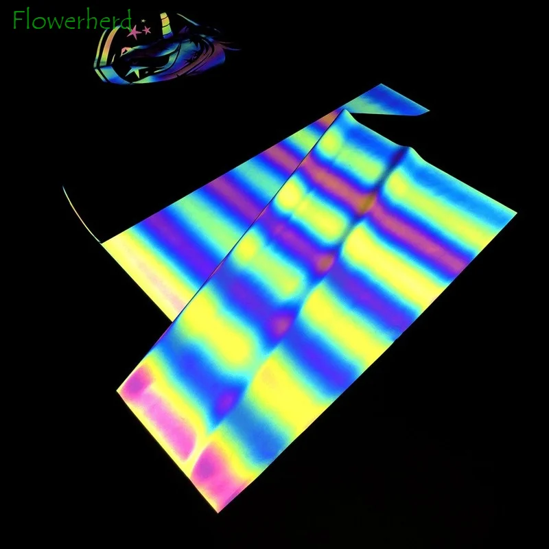 25x30cm Reflective Gorgeous Rainbow Heat Transfer Vinyl HTV Vinyl for  Cricut T-Shirts Clothes Bag Hat Fabric Supplies - AliExpress