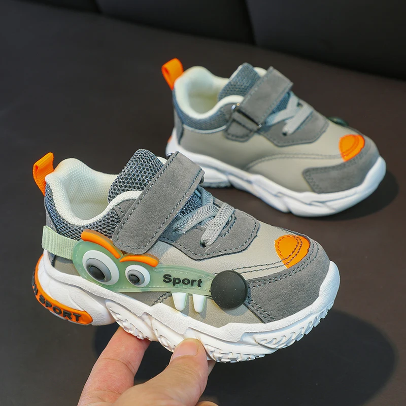 Sapatos de Alta Tênis para Meninas Crianças Qualidade Respirável Confortável Meninos Moda Casual Calçados Esportivos Chaussure Enfant 4 Mamãe e Bebê