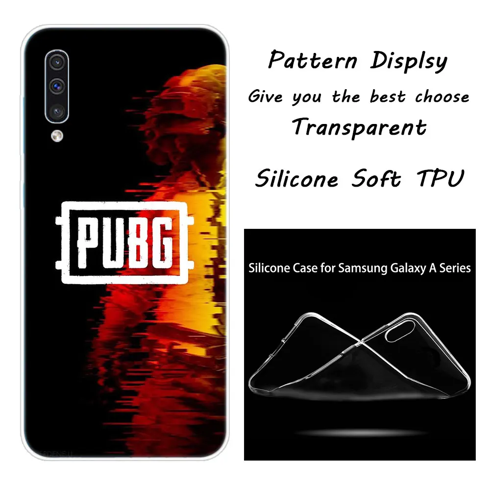 Горячие PUBG игры силиконовый чехол для samsung Galaxy A90 5G A80 A70 A60 A50 A40 A30 A20 A10 S A10E A20E M10 M30S M40 Модный чехол с принтом"