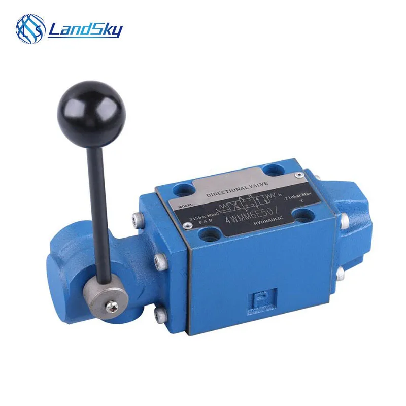 Hydraulic Directional Control Valve Manual Operation 2 Spool 4WMM6E50