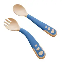 Ensemble de vaisselle d'entraînement, poignée pliante antidérapante, Portable, alimentation des enfants, vaisselle d'entraînement pour nourrissons, 1 ensemble 