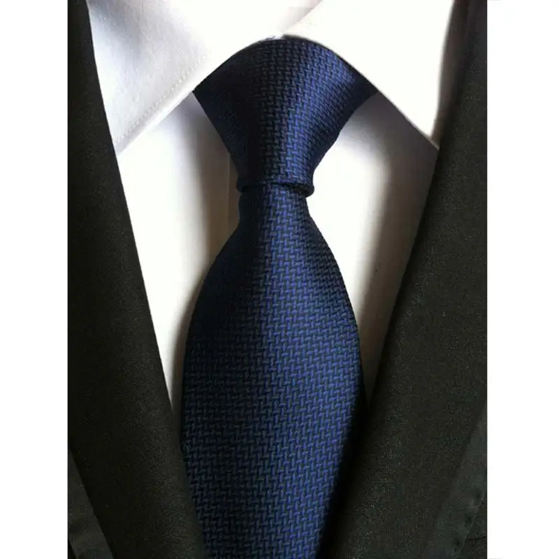63Color Men's Ties Silk Neck Ties 8cm Jacquard Stripes Solid Dot Classic Necktie For Men Formal Business Wedding Party Gift - Цвет: YU-G59