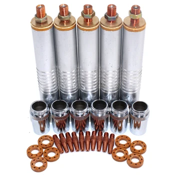 

GYTB Welding Machine Parts Nbc200 Spool Torch Head Tube Barrel Welding Tips Shield Cups Gas Ring For Mig Mag Nbc Welding Machi
