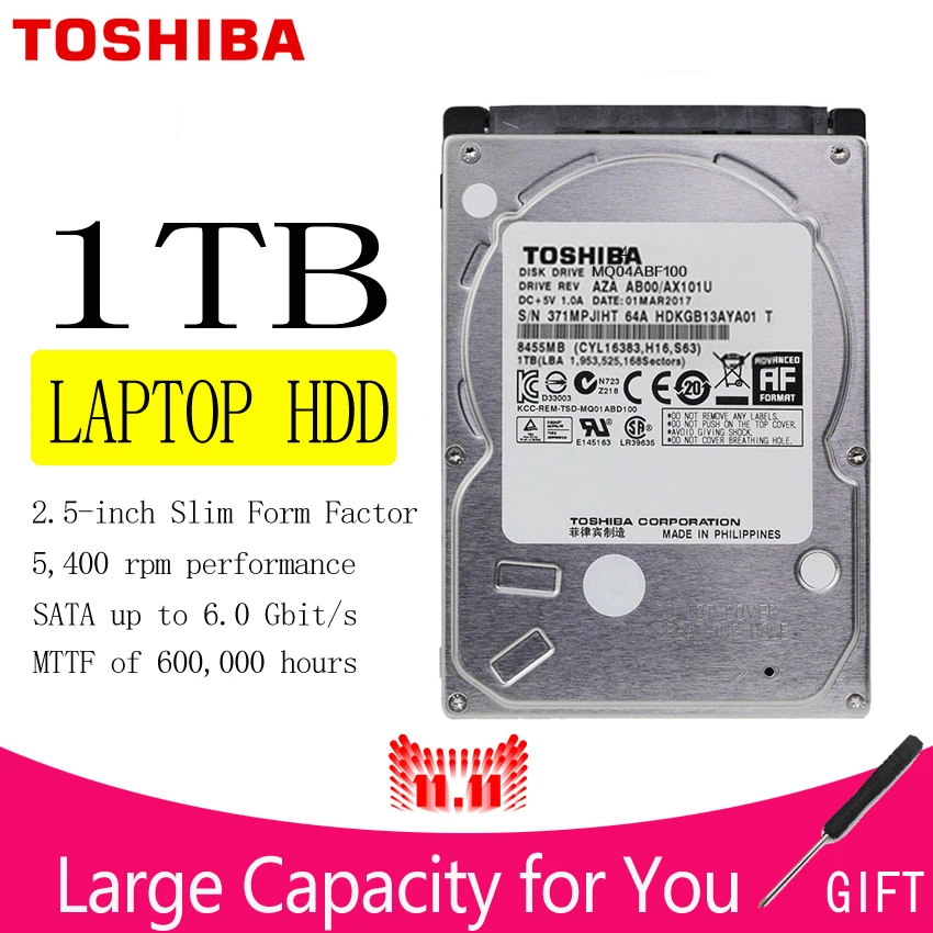 Snel stuiten op Bourgondië Toshiba 1 Tb Laptop Notebook Harde Schijf Schijf Hdd Hd 1000 Gb 1000G 2.5  "7 Mm Hoogte Dikte sata 3 128M 6.0 Gb/s 5400 Rpm|notebook hard drive|hard  drive diskhard drive - AliExpress