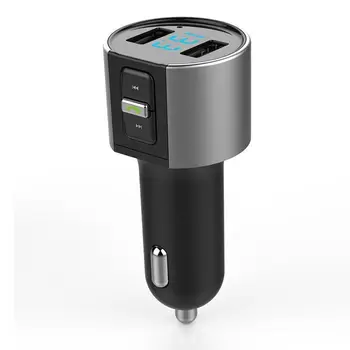 

Car Bluetooth FM Transmitter MP3 Player Hands-free Call Radio Music Adapter Kit U-Disk Dual USB Charger Fast Easy Control