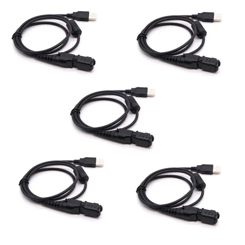 

5PCS USB Programming Cable For Motorola MotoTRBO Radio XPR3300 XPR3500 E8600 DP2400 DP2600 DEP550 DP2000 PMKN4115 Walkie Talkie