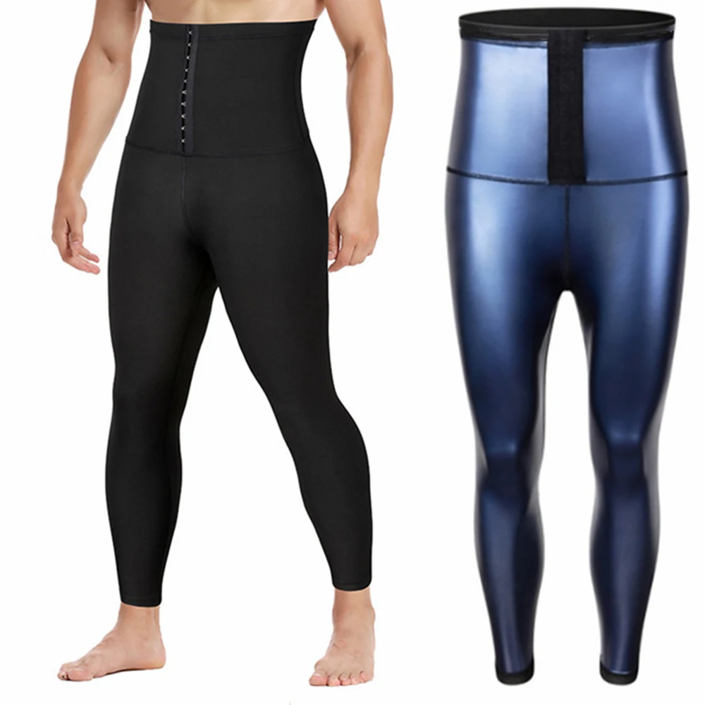 Men Body Shaper Thermo Sauna Pants Sweat Waist Trainer Leggings