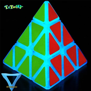 

Zcube 3x3x3 Glow in Dark Magic Cube Puzzle Toy Luminous Pyramid Cube 3x3 Cubo Magico Kids Educational Gift Toy for Children Boy