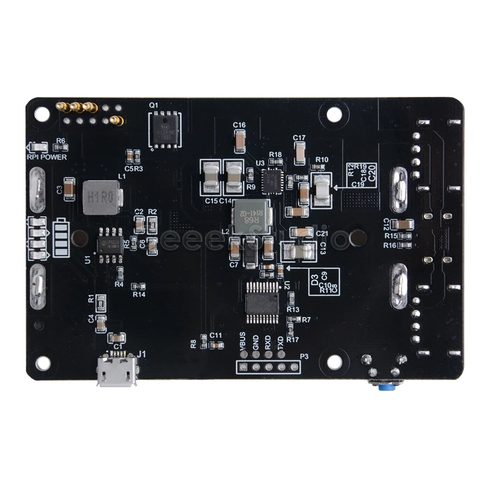 Novo dispositivo de alimentação ups estendido dois porta usba para raspberry pi 4 b3b +3b