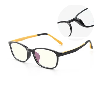 

Blue Light Glasses Kids 2020 Boy Girls Square Blocking Computer Clear Transparent Eyeglasses Optical TR90 Frame UV400