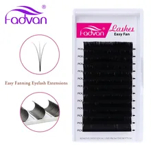 Easy Fan русский объем наращивание ресниц C/D Curl 2d/3d/4d/5d/6d~ 10d все как вы выбрали супер мягкая вспышка Кластерное наращивание ресниц