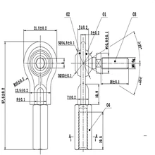 Упаковка из 2) 304 из нержавеющей стали класса шаровой шарнир Соединительный Для толкающих тросов дроссельной заслонки