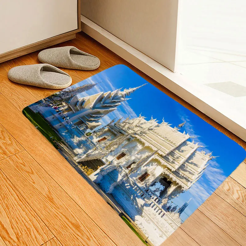 Creative 3D Printing Landscape Hallway Carpets and Rugs for Bedroom Living Room Carpet Kitchen Bathroom Anti-Slip Floor Mats