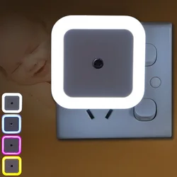 Mini lampe LED avec capteur sans fil, prise ue/US, luminaire décoratif d'intérieur, idéal pour un salon, une chambre à coucher, un couloir ou une chambre d'enfant 