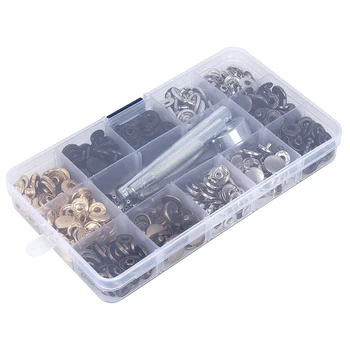 

Metal Eyelet Set Leather Craft Repair Grommets Scrapbooking DIY Leather Hole Clothes Accessories with Hand Knocking Tools