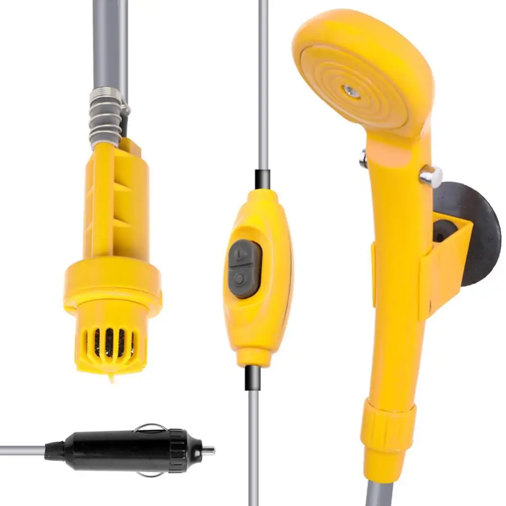 12VElectricWaterPumpCarAutoWasherCampingHikingTravelOutdoor