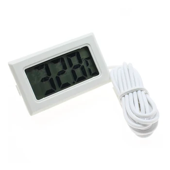 

Commercial Electronic Thermometer Digital LCD Monitor with Waterproof Probe Aquarium Refrigerator Pool Water Temperature Gauge