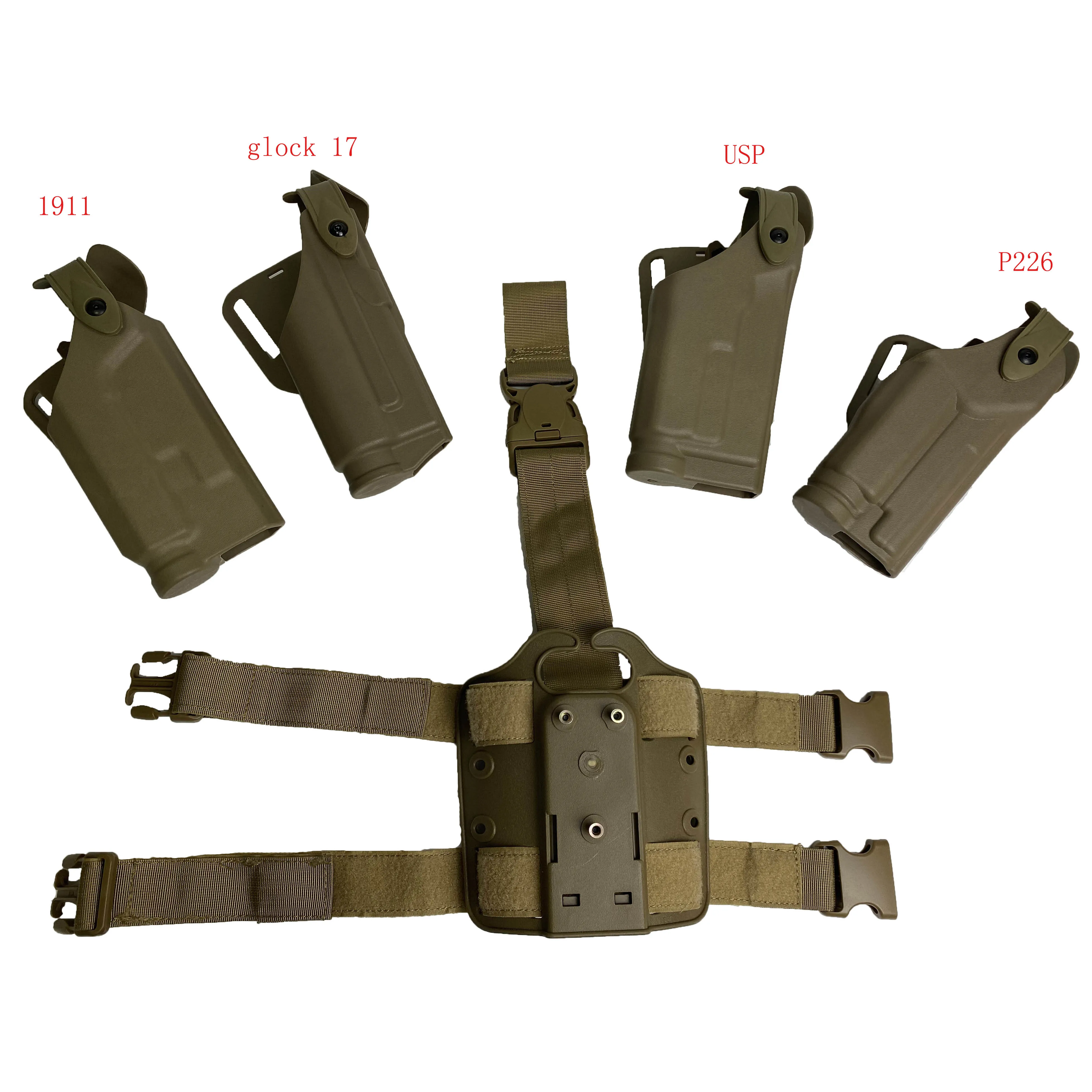 

Tactical Leg Holster Platform for Glock 17 19 1911 USP P226 istol Holster Paddle Hunting Gear Paddle Adapter Platform