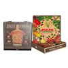 Custom Printer Cheap Wholesale Colourful Pink  Disposable Food Delivery Carton Paper Pizza Packaging Box 2
