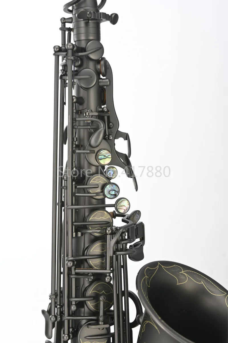 MARGEWATE альт саксофон высокое качество латунь античная медь Eb Tune E плоский саксофон музыкальный инструмент с Чехол мундштук