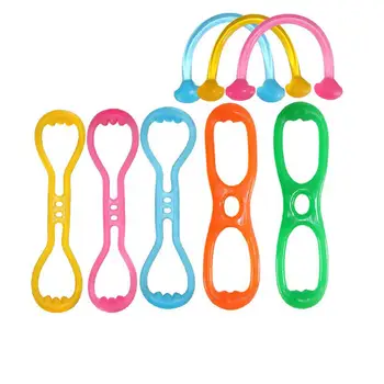 

HiMISS Resistance bands Random color Home-based Silicone Elastic Resistance Bands Gym Yoga Exercise Stretch Equipment