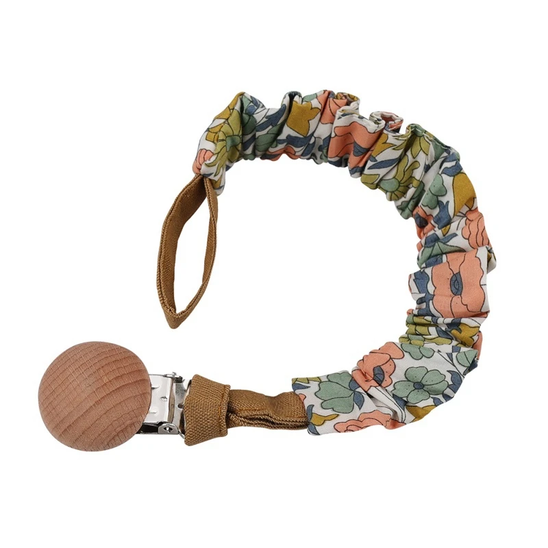 Infant Baby Teethers Universal Holder Leash For Pacifiers Nipples Clip Chain Infant Child Floral Chains Teethers - Цвет: A13