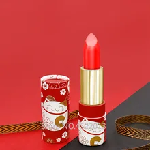 10 Вт, 30 Вт, 50 шт. Lucky Cat, красные, золотые, год Бумага круглый пустой тюбик губной помады 12,1 мм бальзам для губ контейнер для косметики многоразовая оболочки