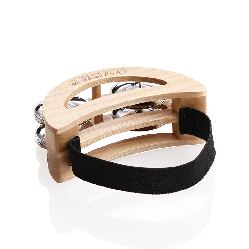 GECKO эллиптический Cajon Box барабаны компаньон аксессуар для ног Jingle бубен для ручных ударных инструментов