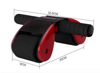 

Double Wheel Abdominal Wheel Abdominal Muscle Double Row Fitness Roller Abdominal Folding Fold Abdominal Wheel