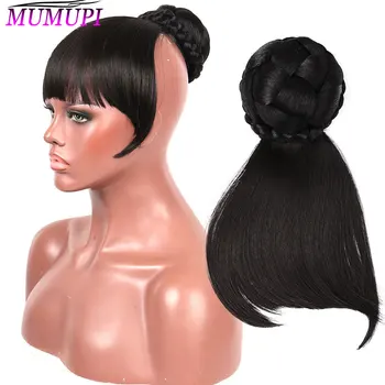 

MUMUPI afro Bangs Clip In Bangs Front Neat Bangs Fringe Hair Women Clip In Hair clip Extension on hair accessories fake hair