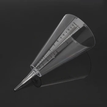 

Conical Rain Gauge Plastic Clear Outdoor Home Garden DIY Craft Tool Professional