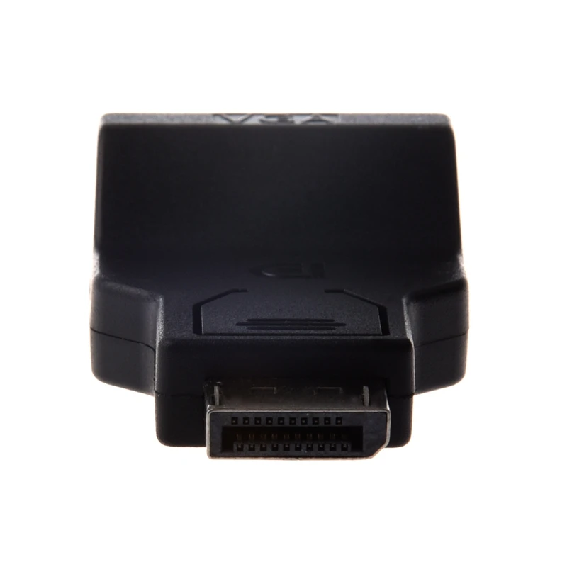 Черный адаптер DisplayPort Male-VGA Female