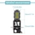 1/2 Шт H3 LED Лампа 5050 9SMD Белый 6000 К Для Автомобиля Авто Туман DRL Дальнего Света Или Фонарик Факелы Головной Фонарь PK22S 6 В 6 Вольт Постоянного Тока