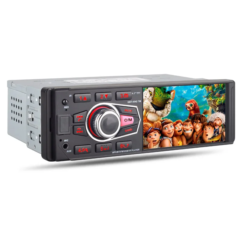 

4042TM 4-Inch Set Single MP5 Car Video Player Card Reader Mobile Phone Interconnection Mirror Link