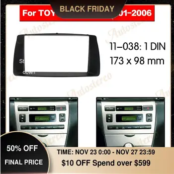 

2 Din Auto Radio Stereo Fascia Cover Frame Fit For TOYOTA Corolla 2003 2004 2005 2006