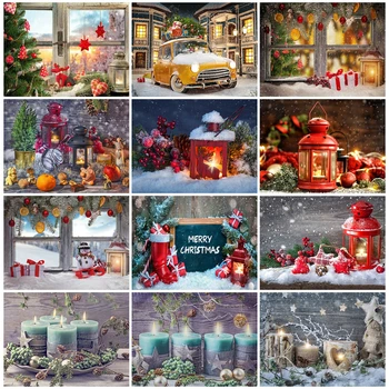 

Evershine Diamond Painting Christmas Beaded Embroidery Diamond Mosaic Landscape Picture Rhinestones Winter Needlework Handicraft