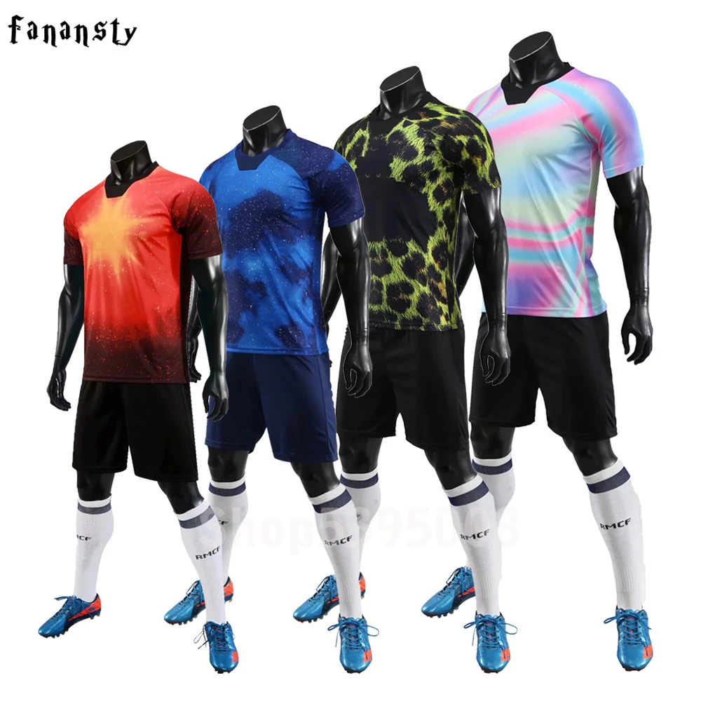 Uniformes de fútbol personalizados para hombre, ropa deportiva de manga  corta, jersey de fútbol en blanco, conjuntos de uniformes especiales del  equipo EA, Kits de S 2XL|Sets de fútbol| - AliExpress
