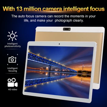 

10.1 Inch For Android WIFI Dual Camera HD Tablet PC Color Screen GPS Quad Core Bluetooth Support Phone Call Kids Adults Portable