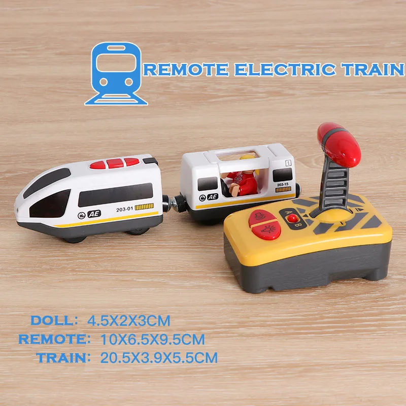 Train électrique RC pour enfants, lomatéritive, magnétique, moulé sous  pression, fente, jouet adapté pour Brio, chemin