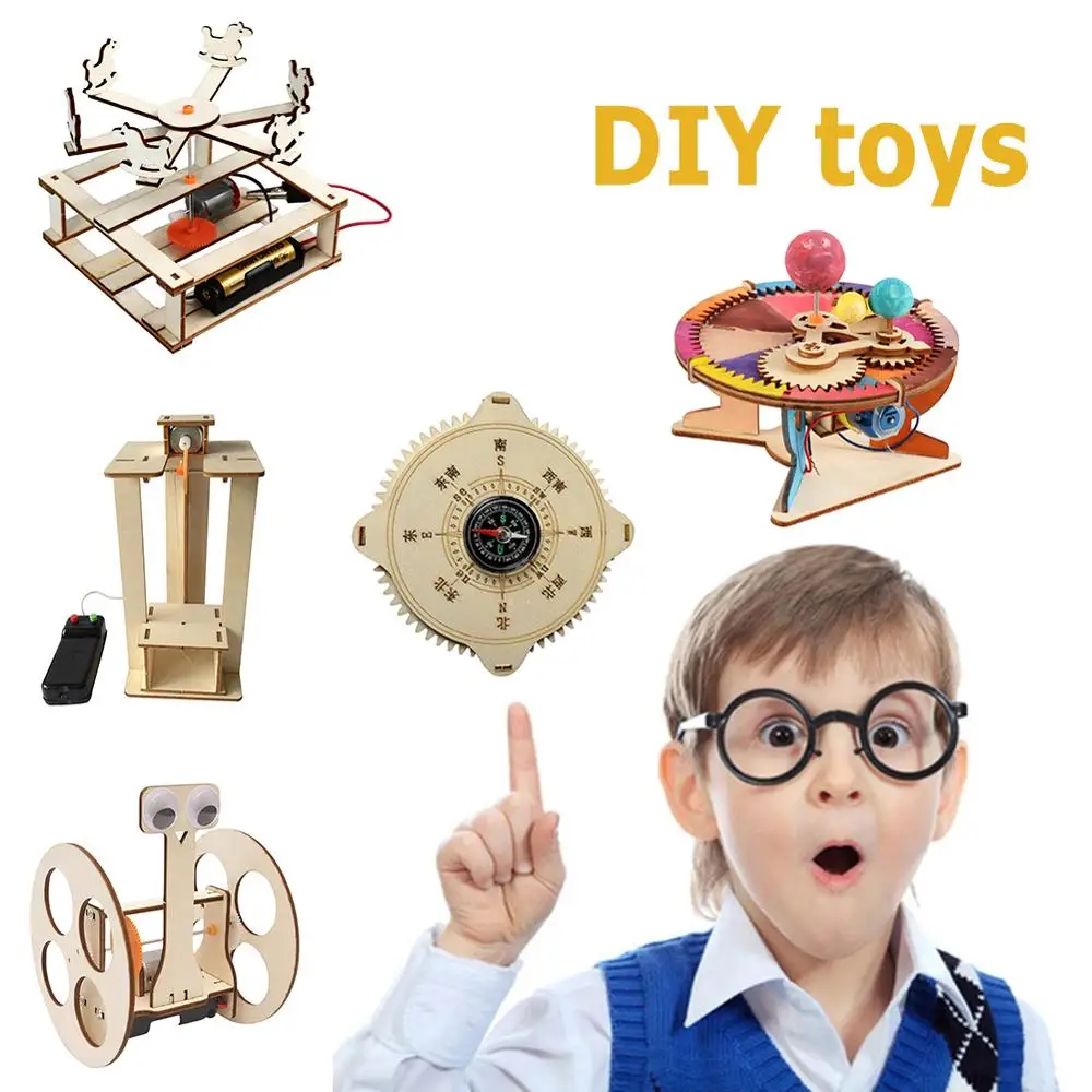 Дети DIY солнце Луна Земля география модель научный эксперимент игрушки Наборы