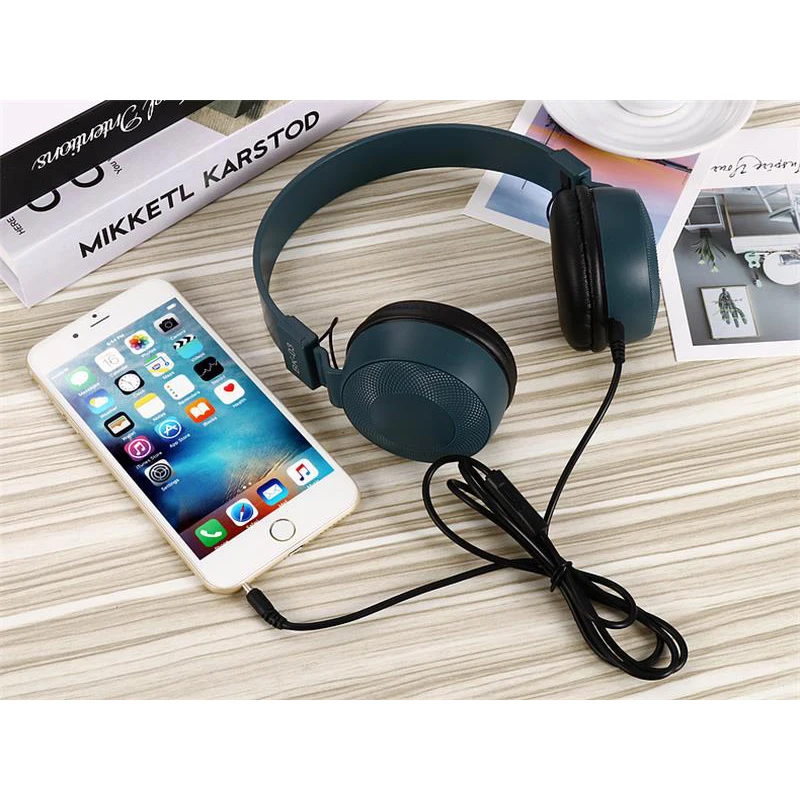 BK 03 F Sporting Headset oldable Headphones With Mic Gaming Sporting Headset Wired Cord Stereo MP3 Headphone For ipad Xiaomi
