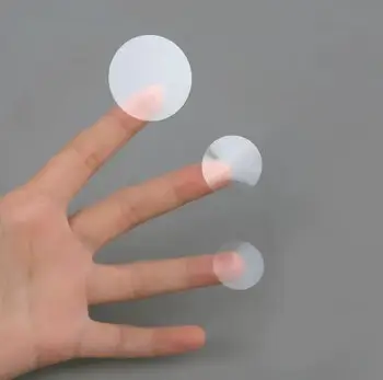 

13/19/32/50mm Small large diameter round transparent labels circle PVC Sealing labels clear round stickers transparent sticker